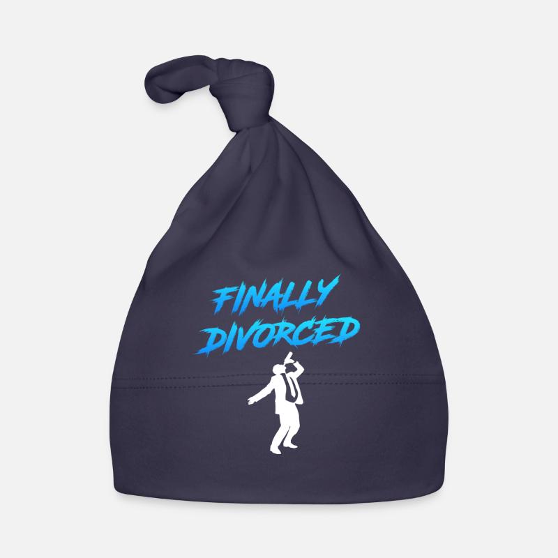 Finally divorced divorce party divorce Organic Baby Cap