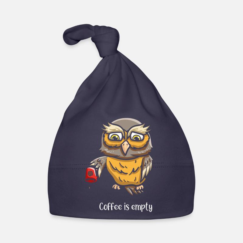caffeinated coffee bird Organic Baby Cap