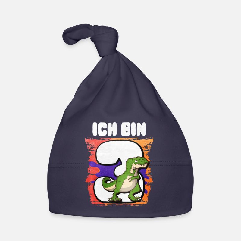 Ich Bin 3 T-Rex Baby Bio-Mütze
