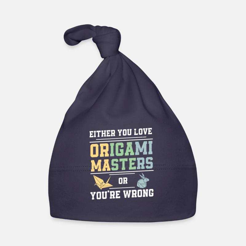 Soit vous aimez les maîtres de l’origami, soit vous vous trompez Bonnet bio Bébé