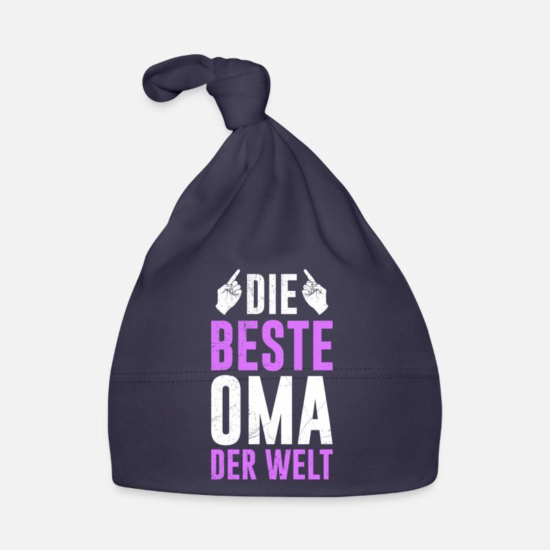 Beste Oma Muttertag weltbeste Oma Großmutter Baby Bio-Mütze