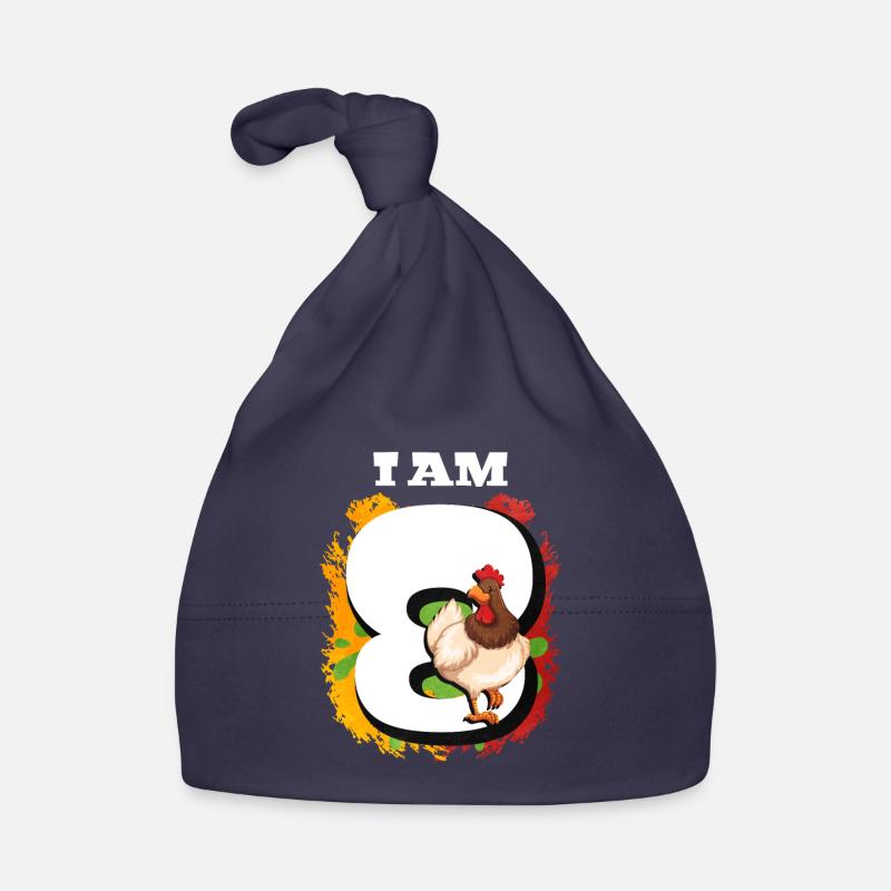 Ich Bin 8 Hühner Baby Bio-Mütze