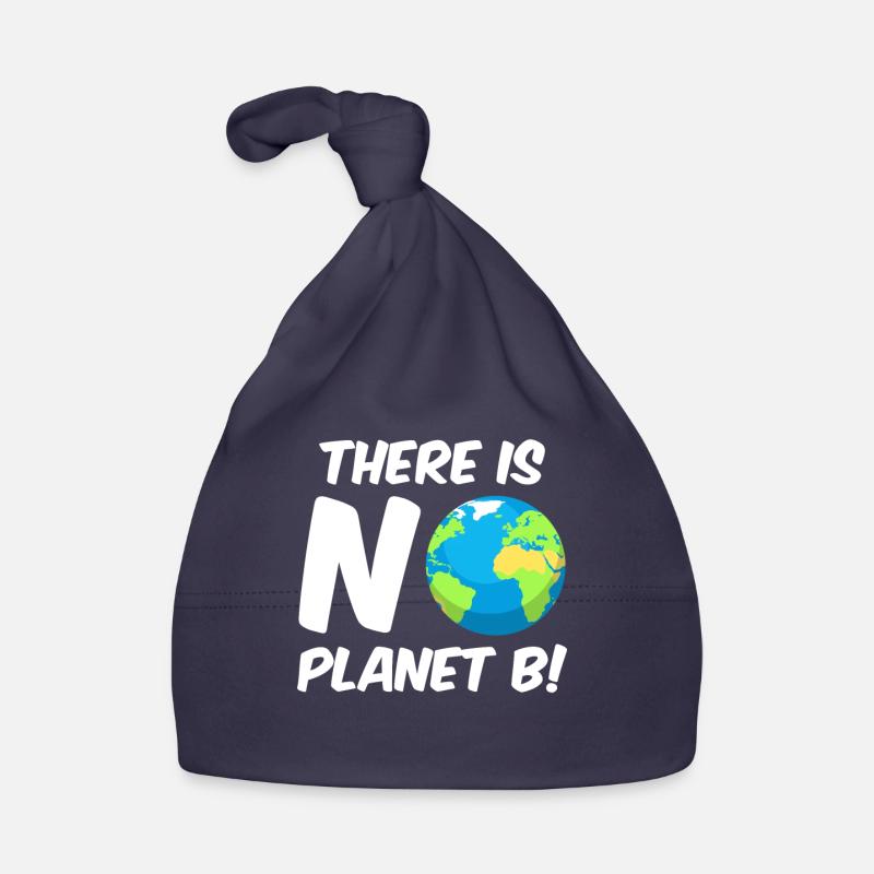Il n’y a pas de Planet B Environmental Protection Mission Earth Bonnet bio Bébé