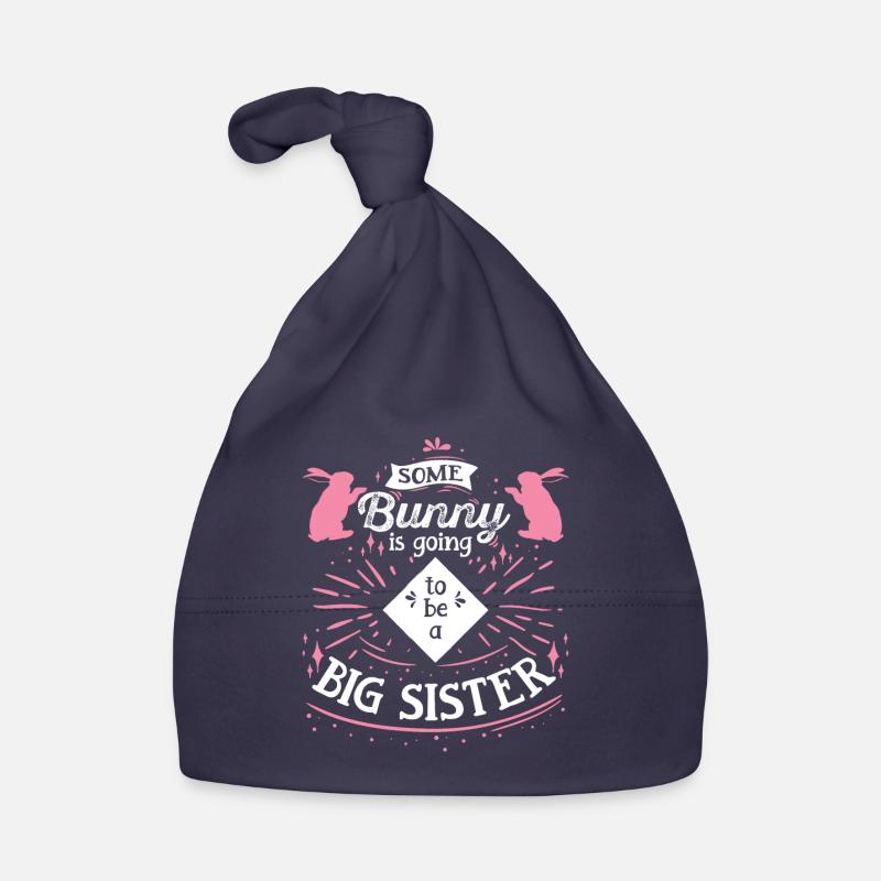 Sister Rabbit Easter Friends Easter Bunnies Organic Baby Cap