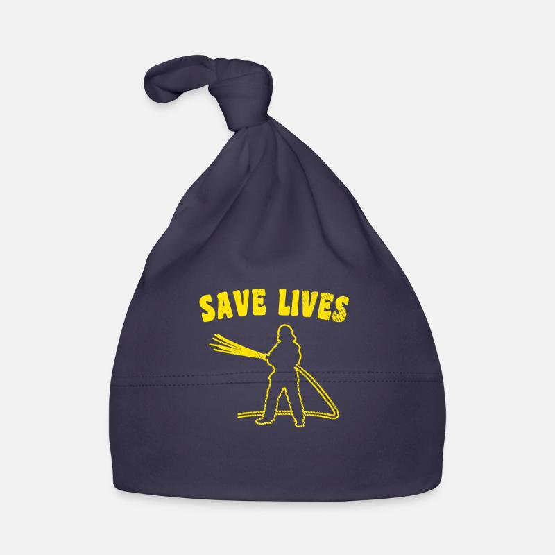 Fire brigade slogan Organic Baby Cap