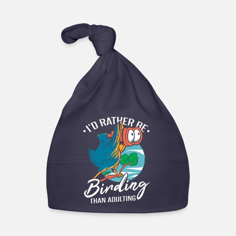 I'd Rather Be Birding Organic Baby Cap