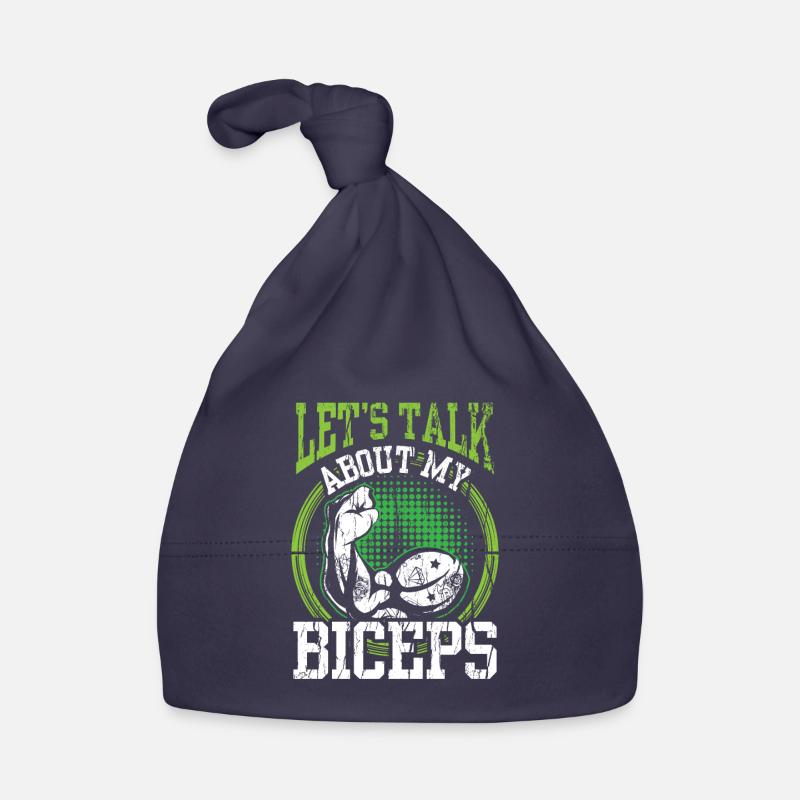 Let's talk about my biceps muscle curls workout Organic Baby Cap