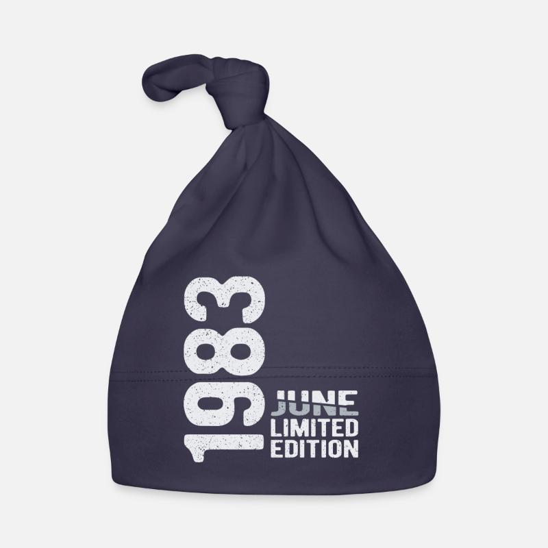 Juin 1983 édition limitée Année de naissance Bonnet bio Bébé