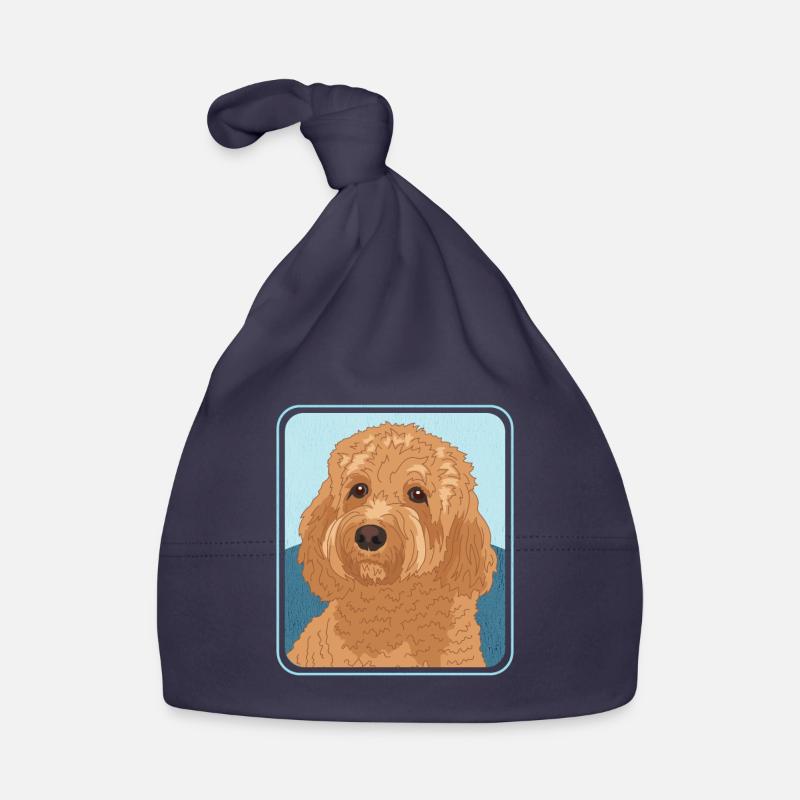 Cavapoo Hunde Cavoodle Hundebesitzer Geschenk Baby Bio-Mütze