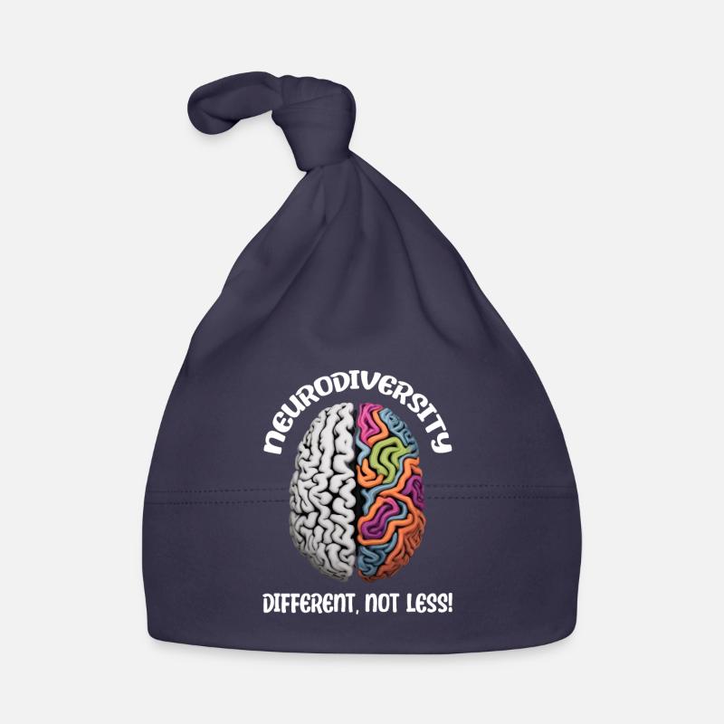 "Different, Not Less" Neurodiversity Baby Bio-Mütze
