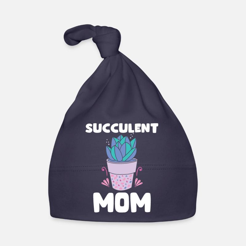 Succulentes Mama Design Garden Lovers Bonnet bio Bébé