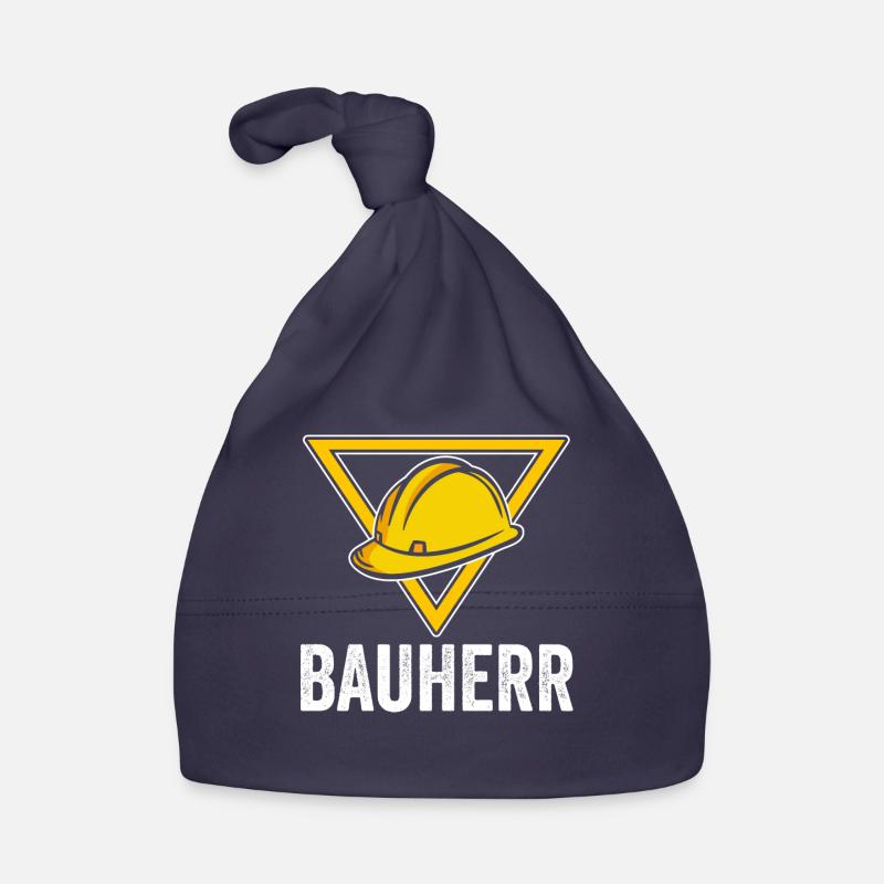Bauherr Baby Bio-Mütze
