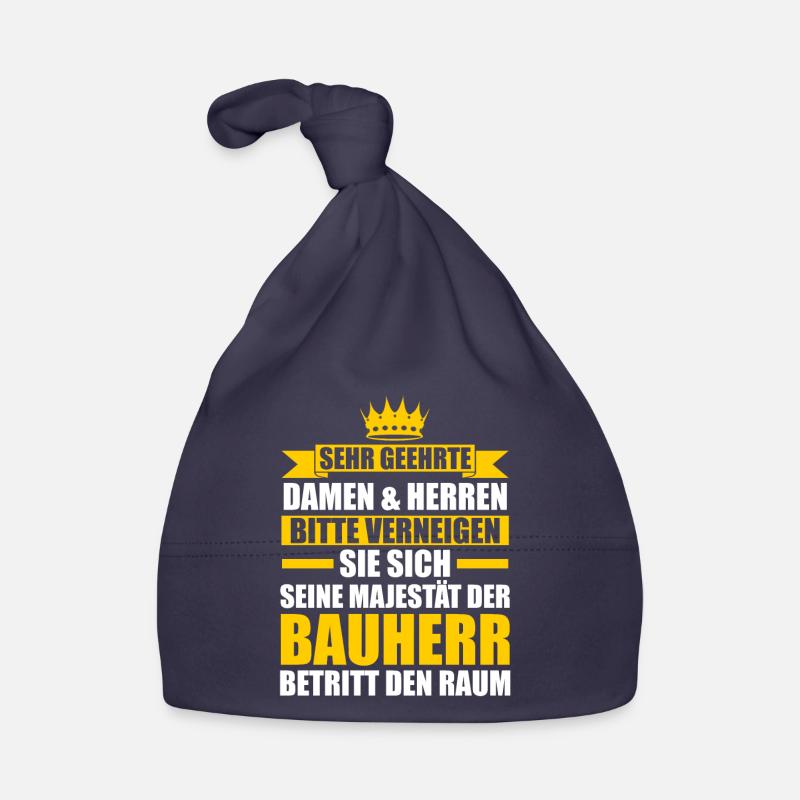 Bauherr Baby Bio-Mütze