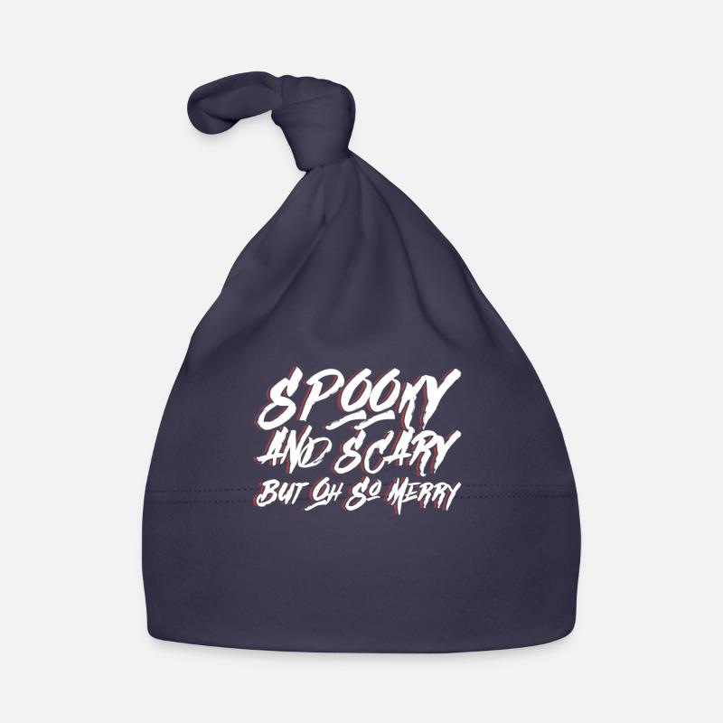 Effrayant effrayant, mais vraiment heureux - Goth Bonnet bio Bébé