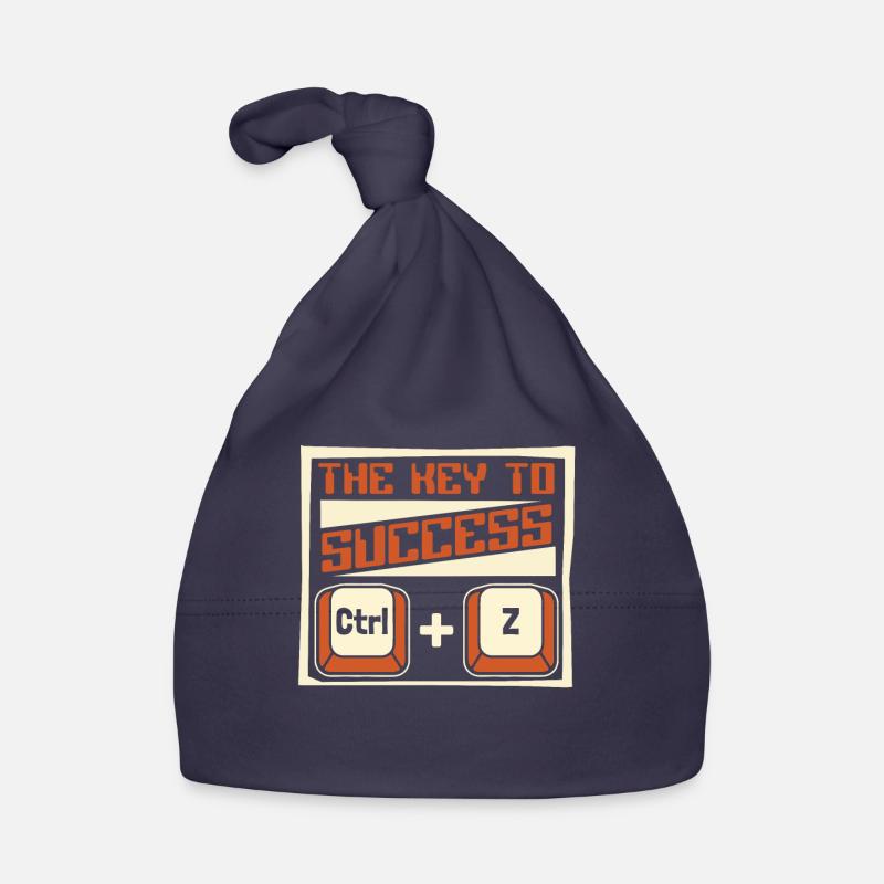 Key To Success Ctrl Z Computer Scientist Admin Organic Baby Cap