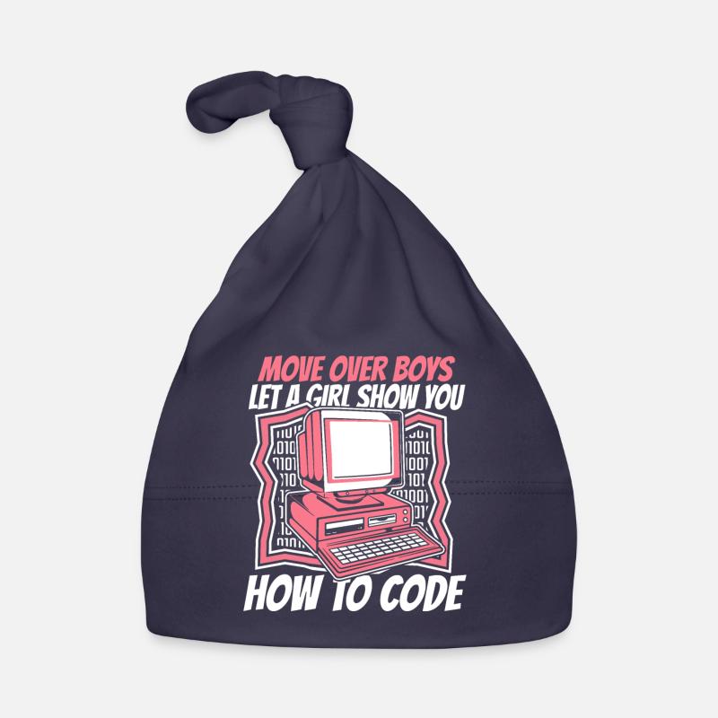 Laissez une fille vous montrer comment coder un développeur Bonnet bio Bébé