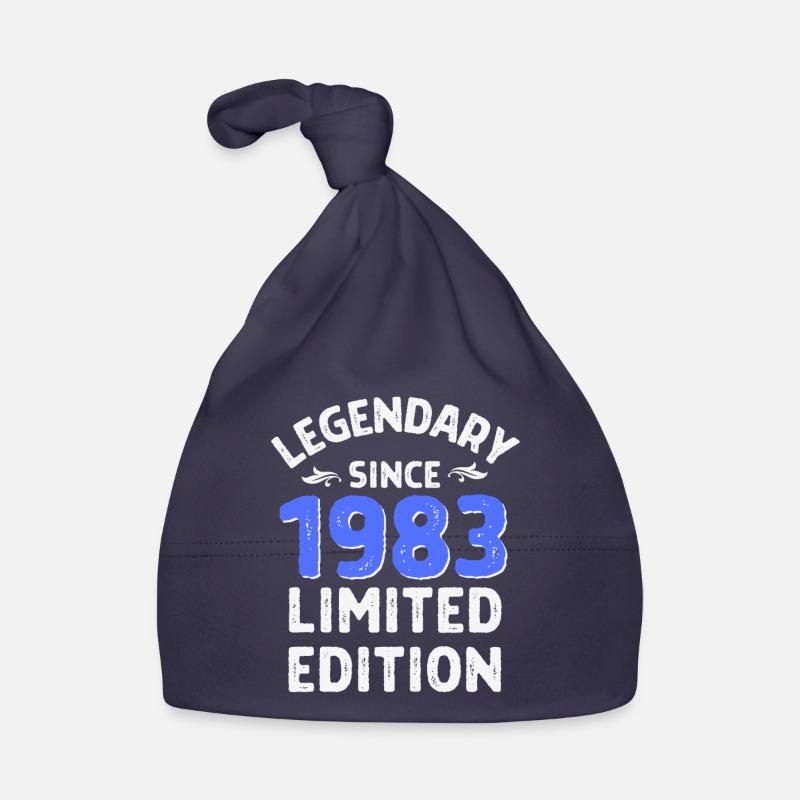 Born in 1983 legend since then Organic Baby Cap