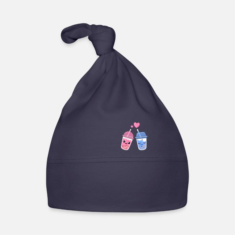 Bubble Tea - Baby Bio-Mütze - Navy