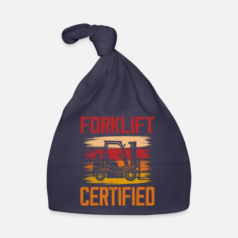 Forklift Certified Operator Forklifter Driver Baby Bio-Mütze