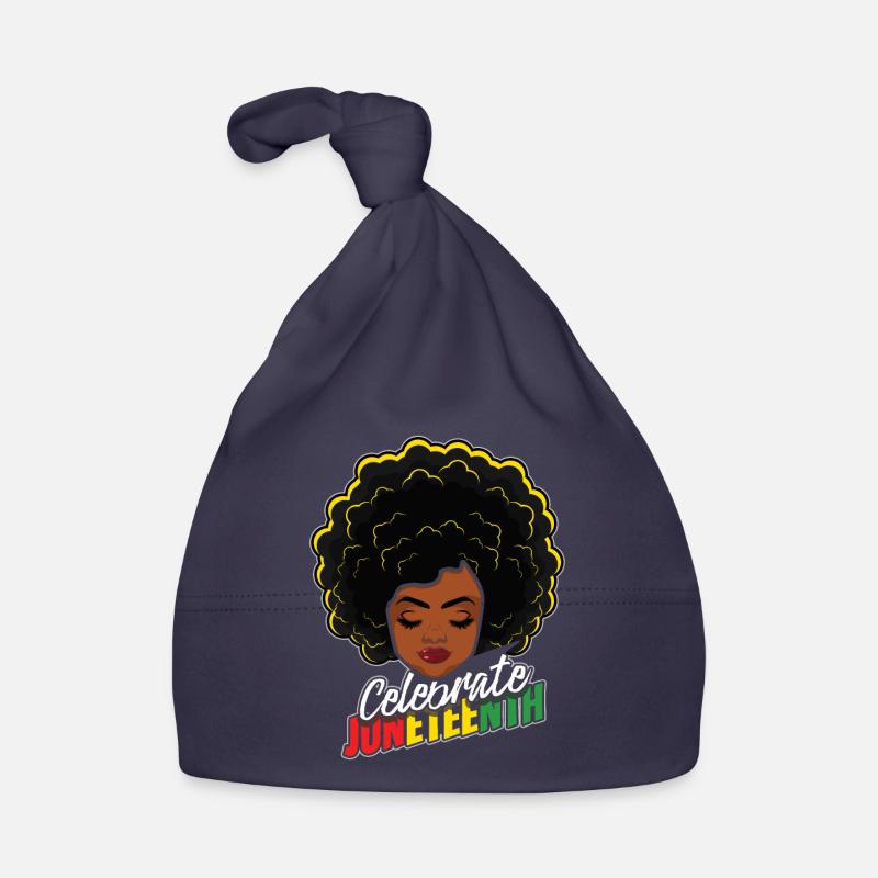 Cool Celebrate Juneteenth Black History Organic Baby Cap