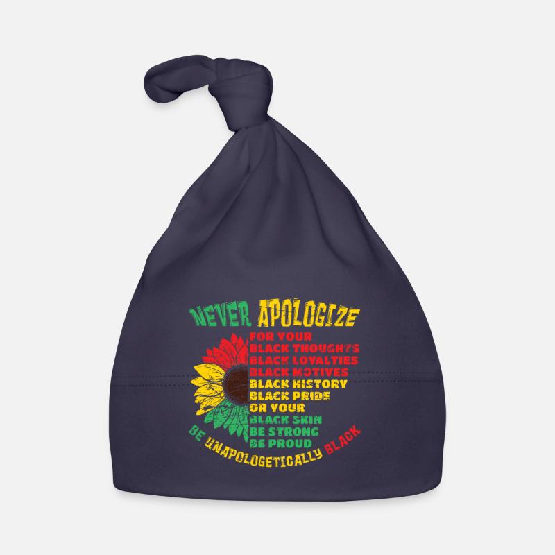 Unapologetisch Schwarze Geschichte Juneteenth Baby Bio-Mütze