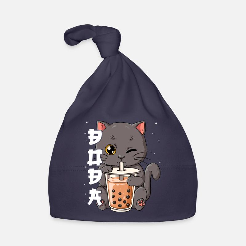 Boba Tea Katze Bubble Tea Baby Bio-Mütze