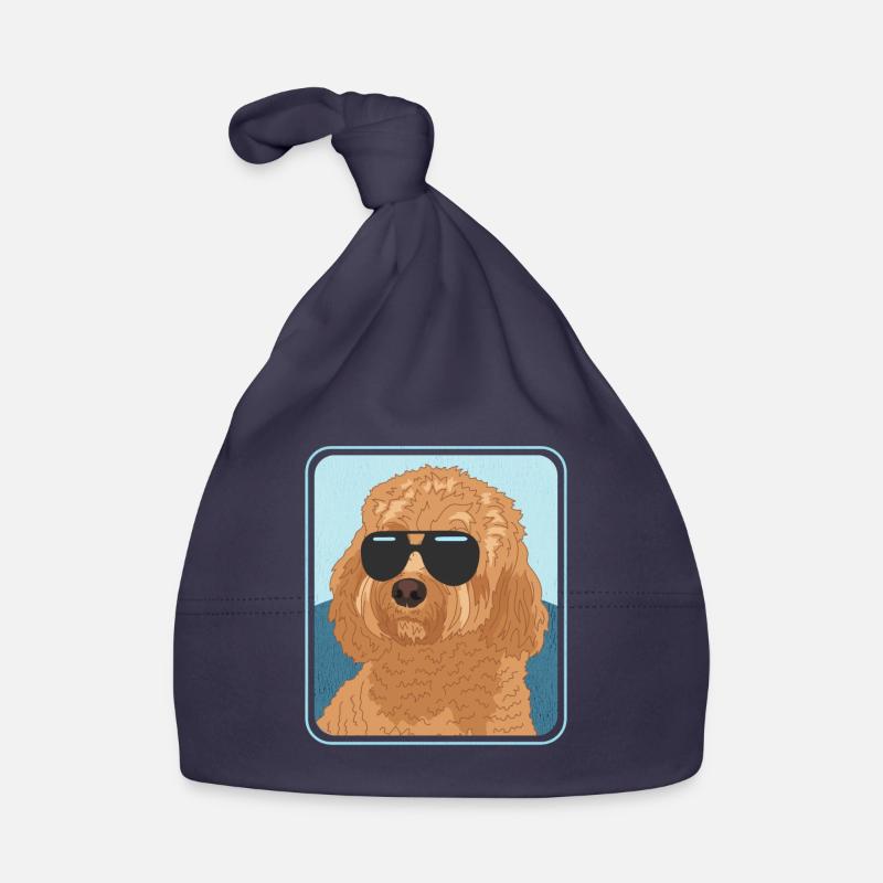 Cavapoo Dogs Propriétaires de chiens Cavoodle Cadeau Bonnet bio Bébé