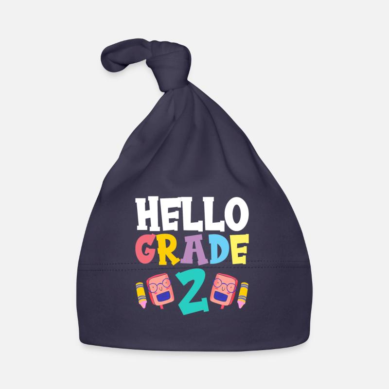 Hallo Klasse 2 Schule Zweitklässler Zweite Klasse Baby Bio-Mütze