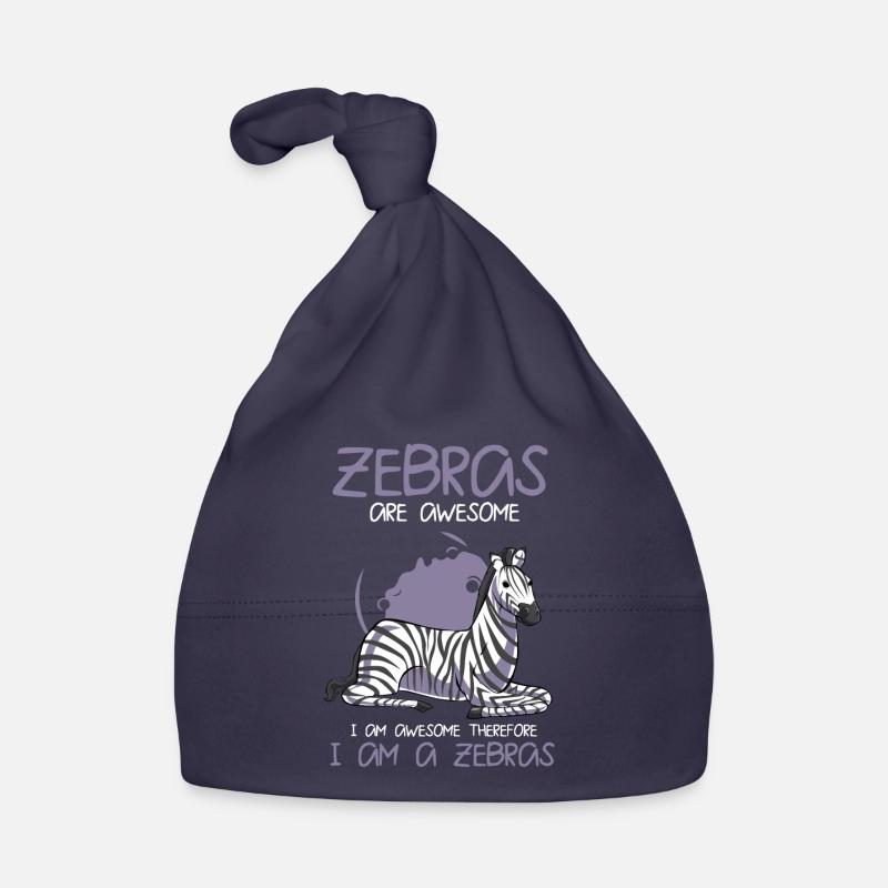 Zebra Baby Bio-Mütze