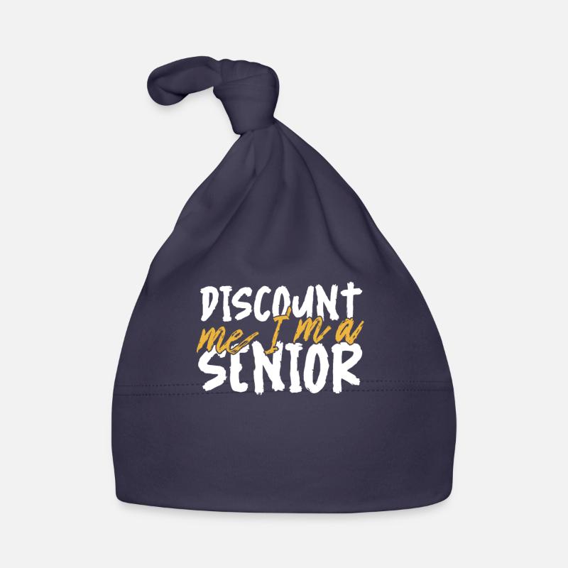 Pension de pensionné senior - Bonnet bio Bébé - marine