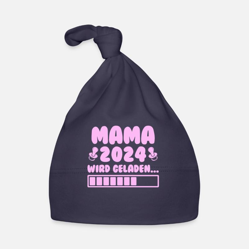 Mama loading 2024 werdende Mama Babyparty 2024 Baby Bio-Mütze