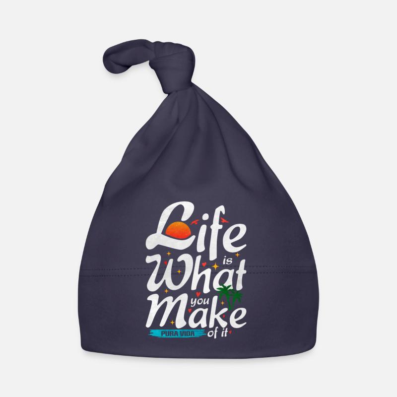 Pura Vida Saying Organic Baby Cap