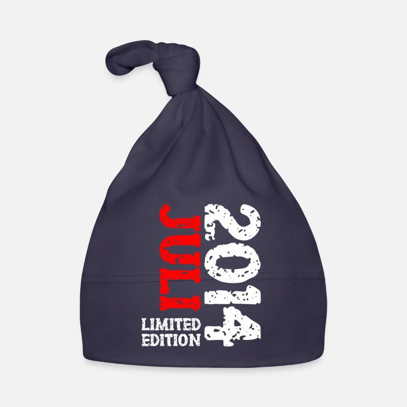 2014 Juli Limited Edition Geburtstag Geschenk Baby Bio-Mütze