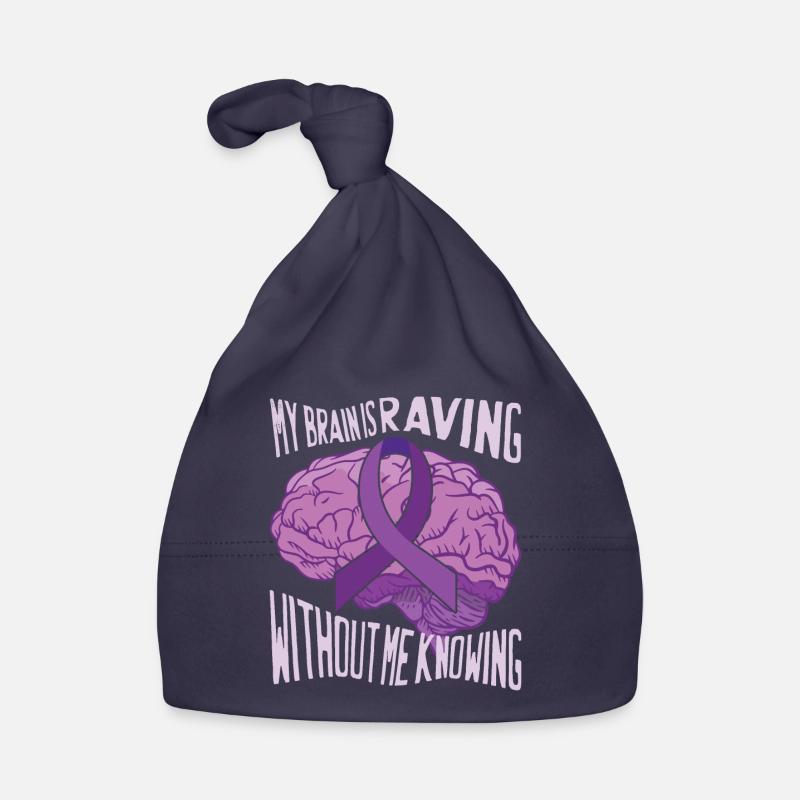 My Brain Is Raving Organic Baby Cap