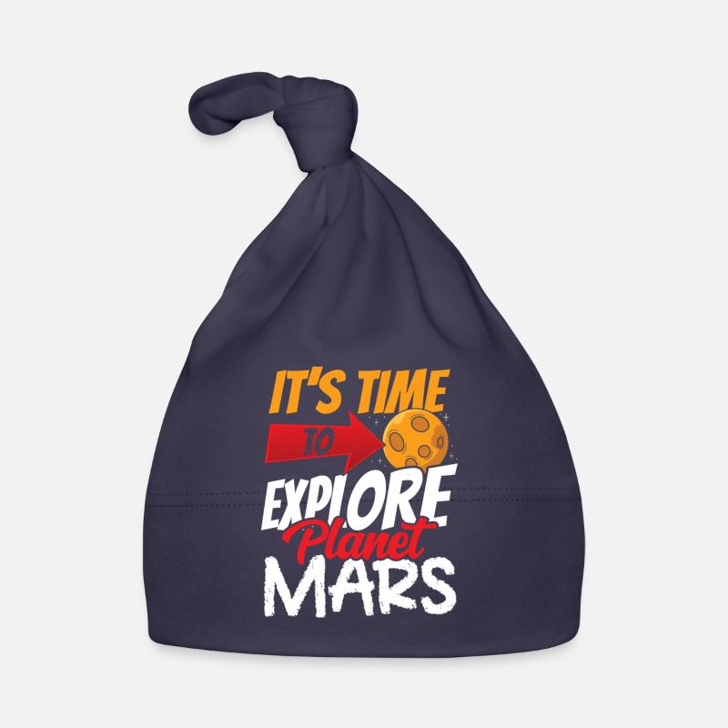 Il est temps d’explorer la planète Mars Bonnet bio Bébé