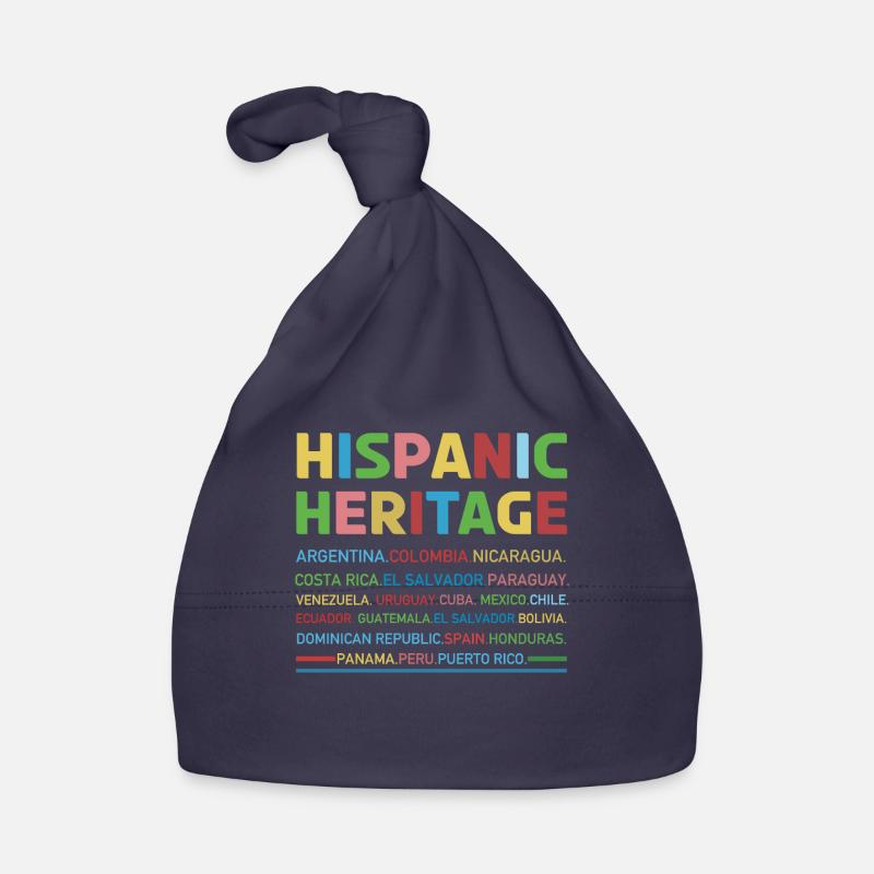 Countries Hispanic National Hispanic Heritage Organic Baby Cap