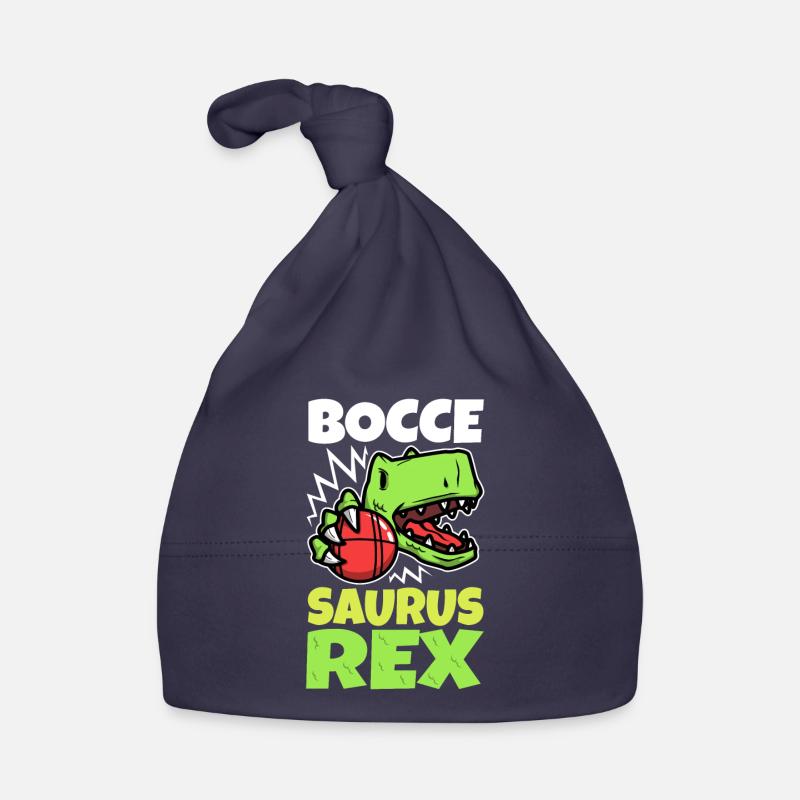 Boccesaurus Rex Organic Baby Cap