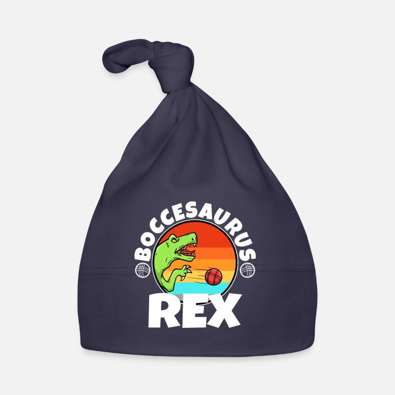 Boccesaurus Rex Organic Baby Cap