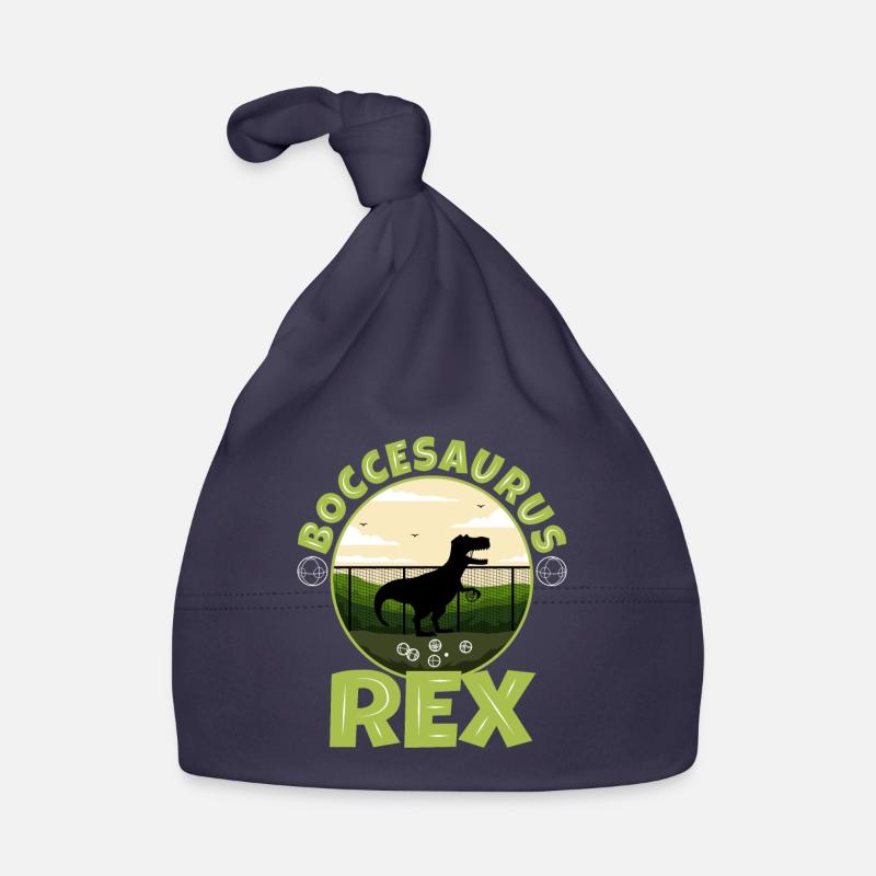Boccesaurus Rex Organic Baby Cap