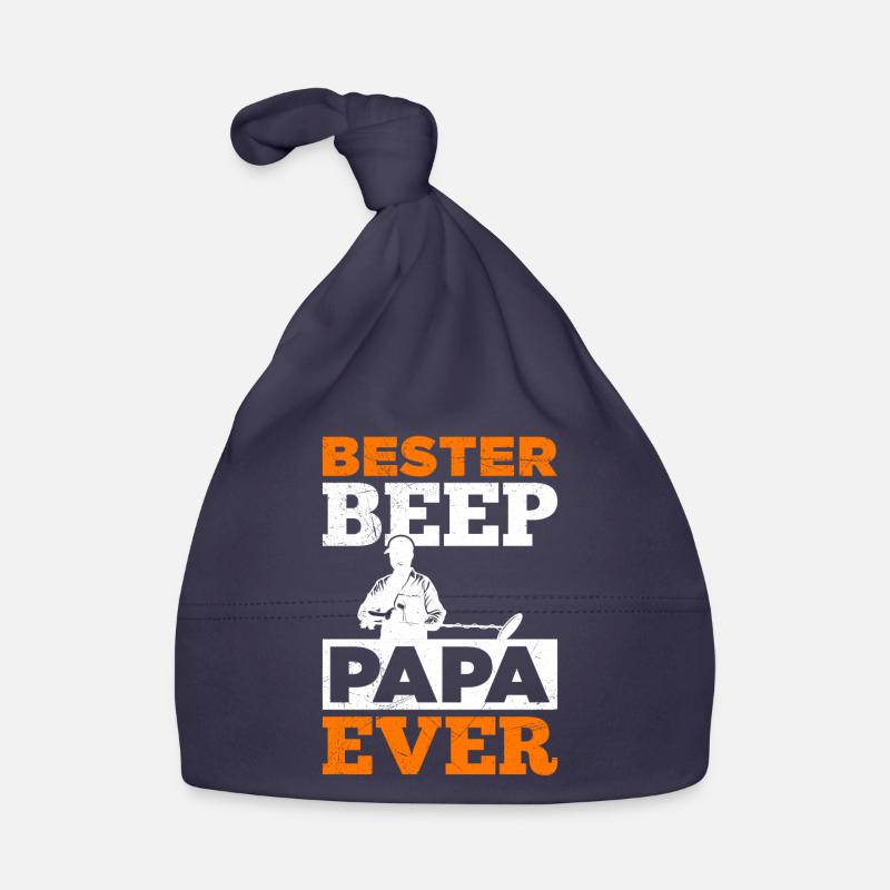 Bester Beep Papa Ever Sondengänger mit Detektor Baby Bio-Mütze