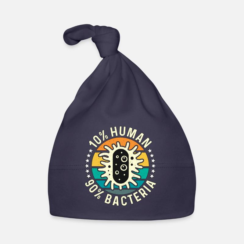 Microbiologiste 10% humain 90% bactéries Microbiologie Bonnet bio Bébé