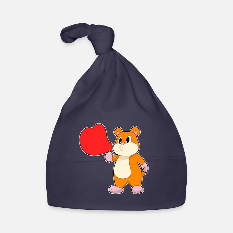 Hamster Soap Bubbles Organic Baby Cap