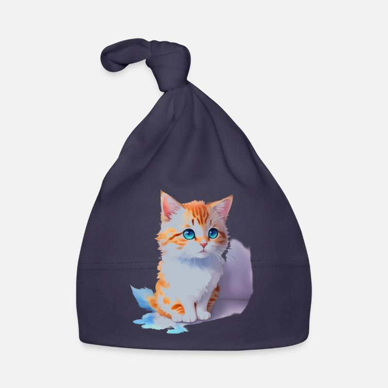 süße Katze Baby Bio-Mütze