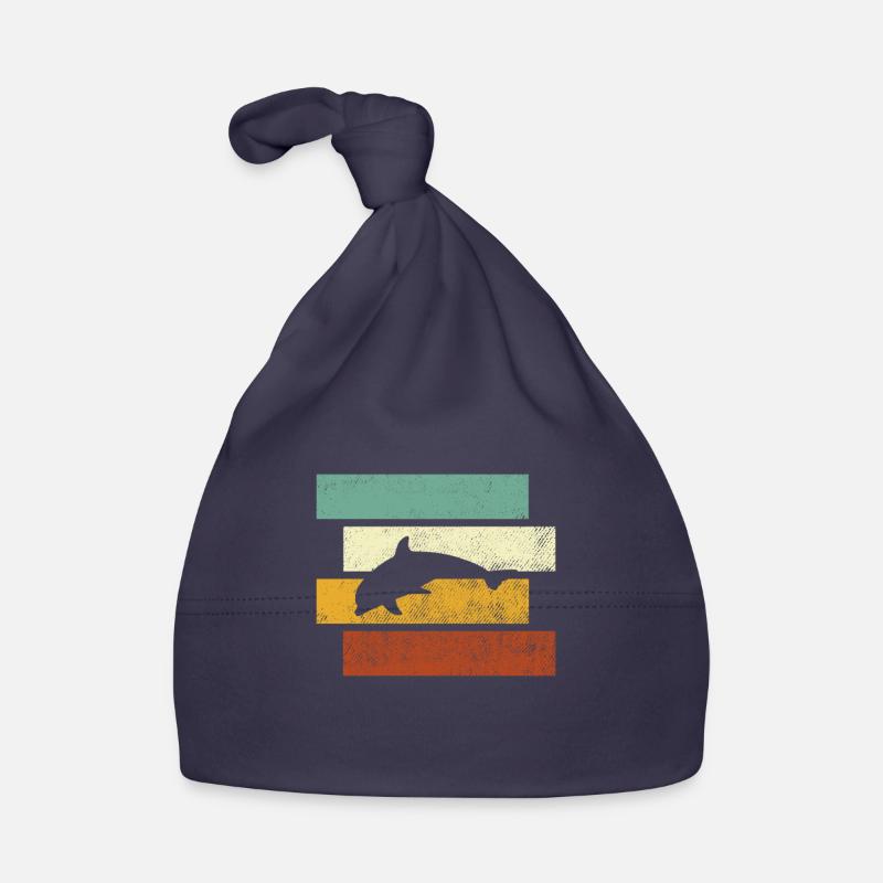 Dauphin Rétro Bonnet bio Bébé