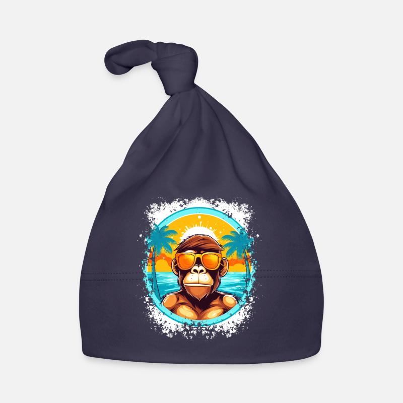 Monkey Beach Escape: Démarquez-vous cet été Bonnet bio Bébé