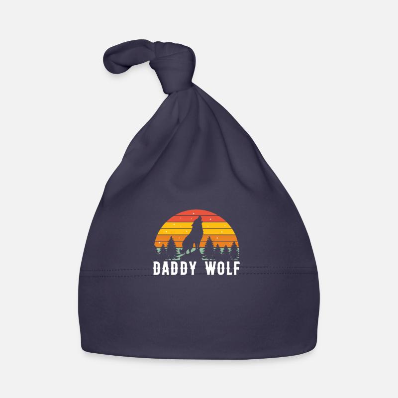 Wolf Tier Wölfe Lustiger Wolf Baby Bio-Mütze