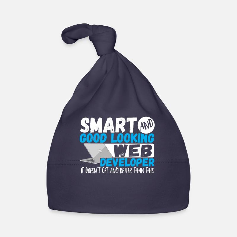 Programmer Smart And Good Looking Web Developer Organic Baby Cap