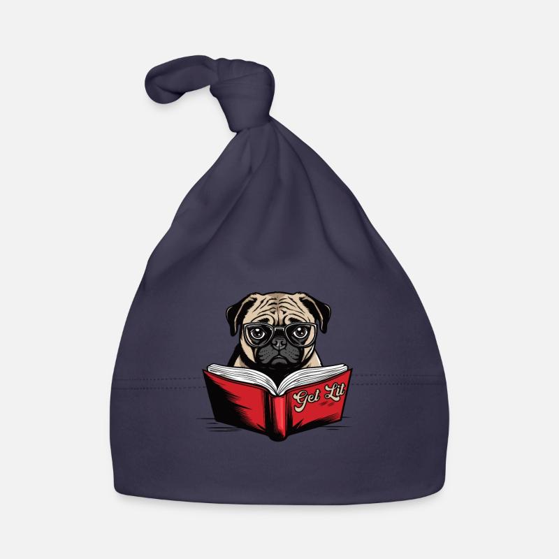 Get Lit Pug Organic Baby Cap
