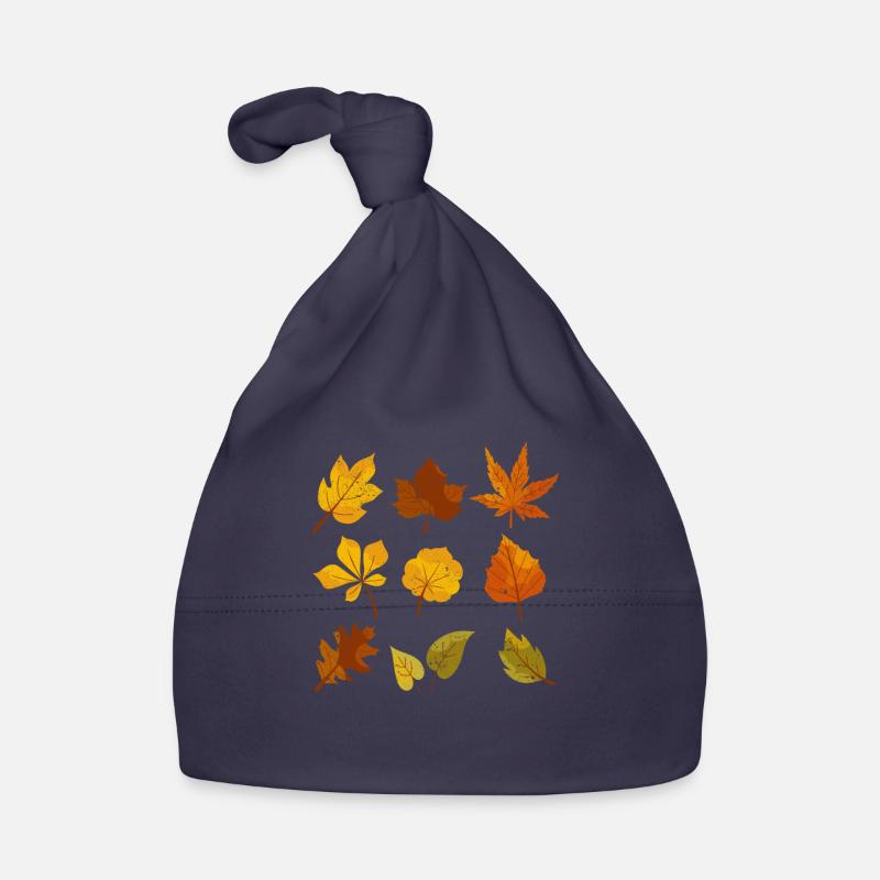Fall Leaves Oktober Lover Herbst Leave Maple Leaf Baby Bio-Mütze