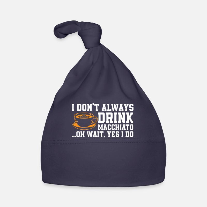 Kaffee Macchiato Spruch Baby Bio-Mütze